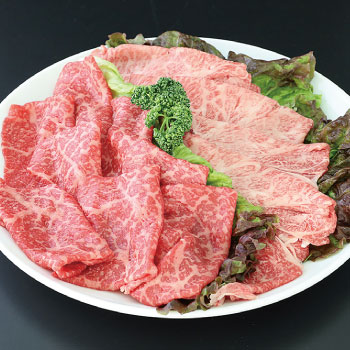 【佐賀牛】肩ロース モモ食べ比べスライス /500g