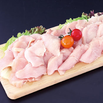 【みつせ鶏】ムネ 焼肉用 /500g