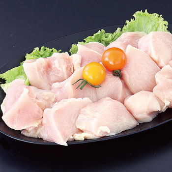 【みつせ鶏】ムネ 唐揚げ用 /500g